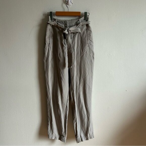 Aritzia Wilfred Jallade Grey Linen Blend Pants - Picture 2 of 12